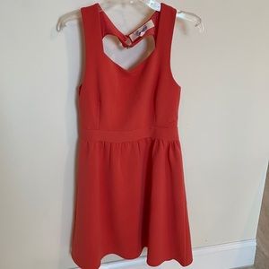 Light orange dress